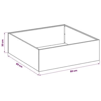 Garten-Pflanzgefäß 2 Stk. Silber