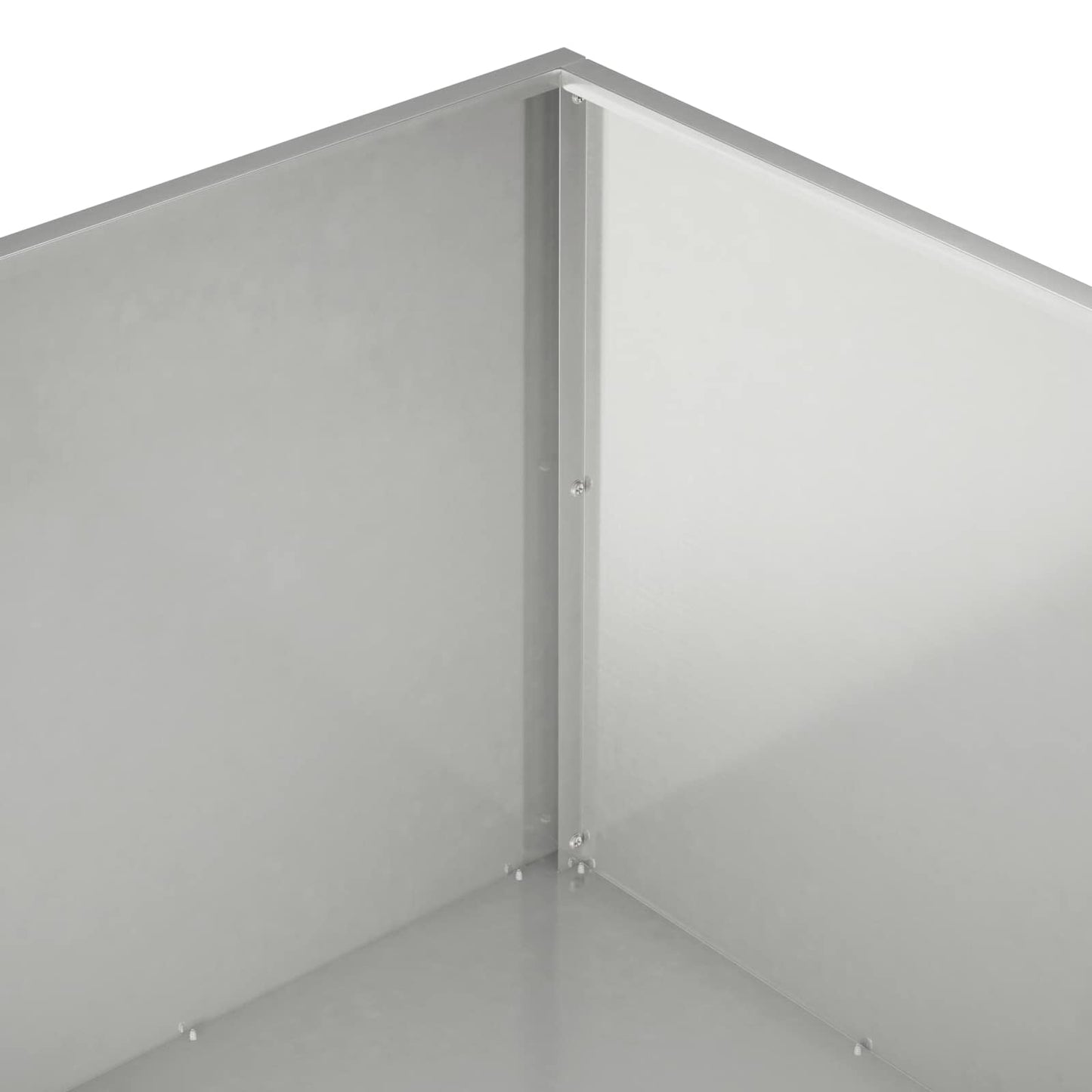 Garten-Pflanzgefäß 2 Stk. Silber