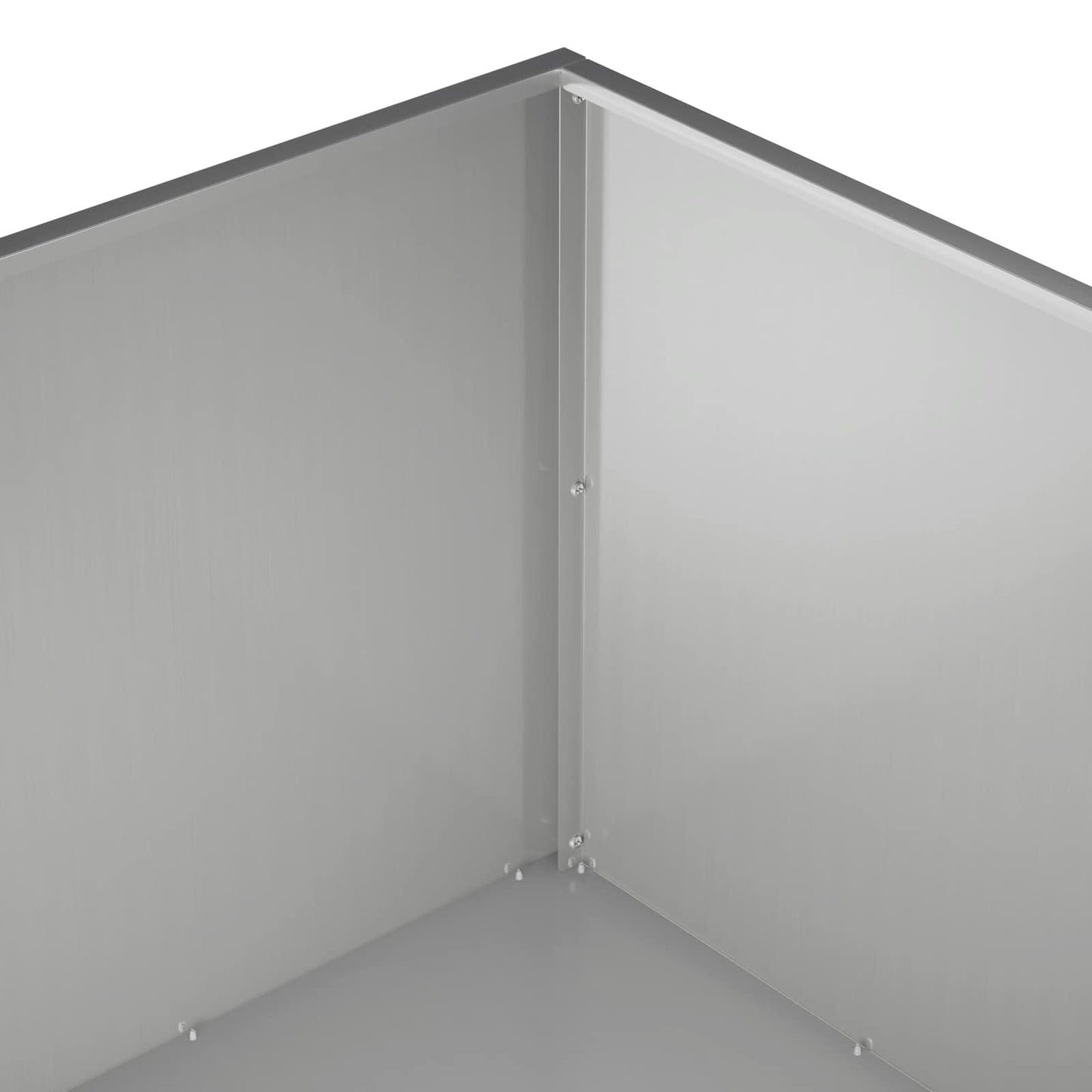 Garten-Pflanzgefäß Silber