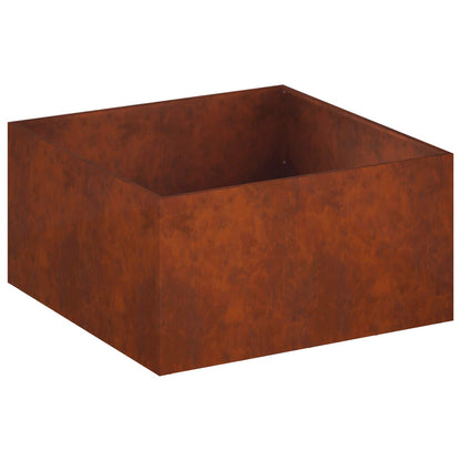 Garten-Pflanzgefäß 2 Stk. Rostoptik