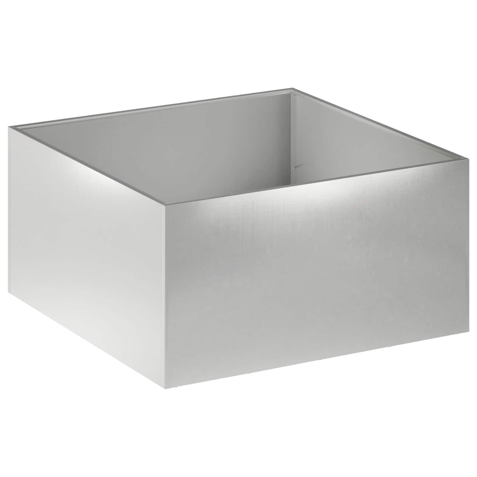 Garten-Pflanzgefäß 2 Stk. Silber