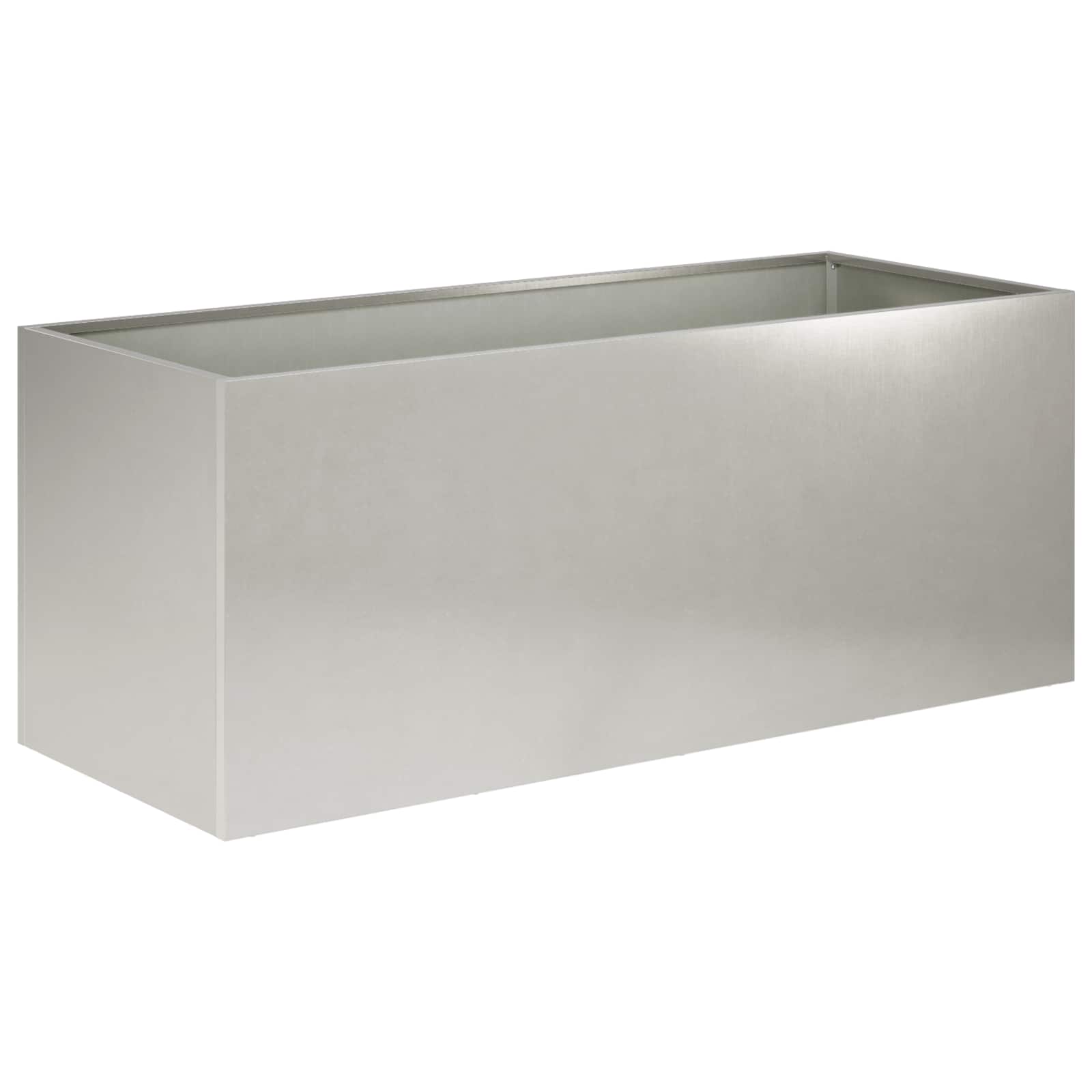 Garten-Pflanzgefäß 2 Stk. Silber