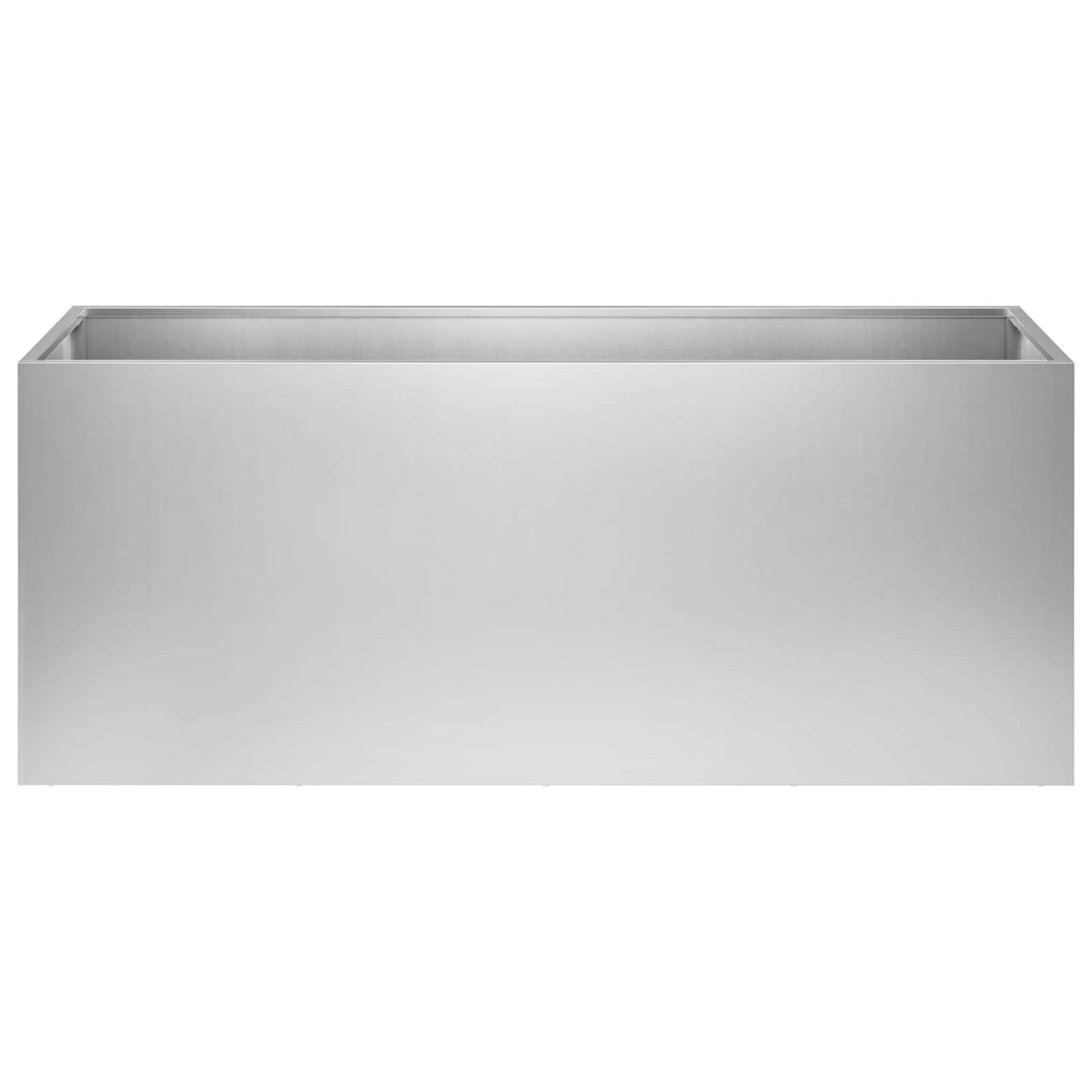 Garten-Pflanzgefäß 2 Stk. Silber