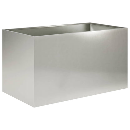 Garten-Pflanzgefäß 2 Stk. Silber