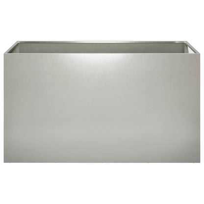 Garten-Pflanzgefäß 2 Stk. Silber