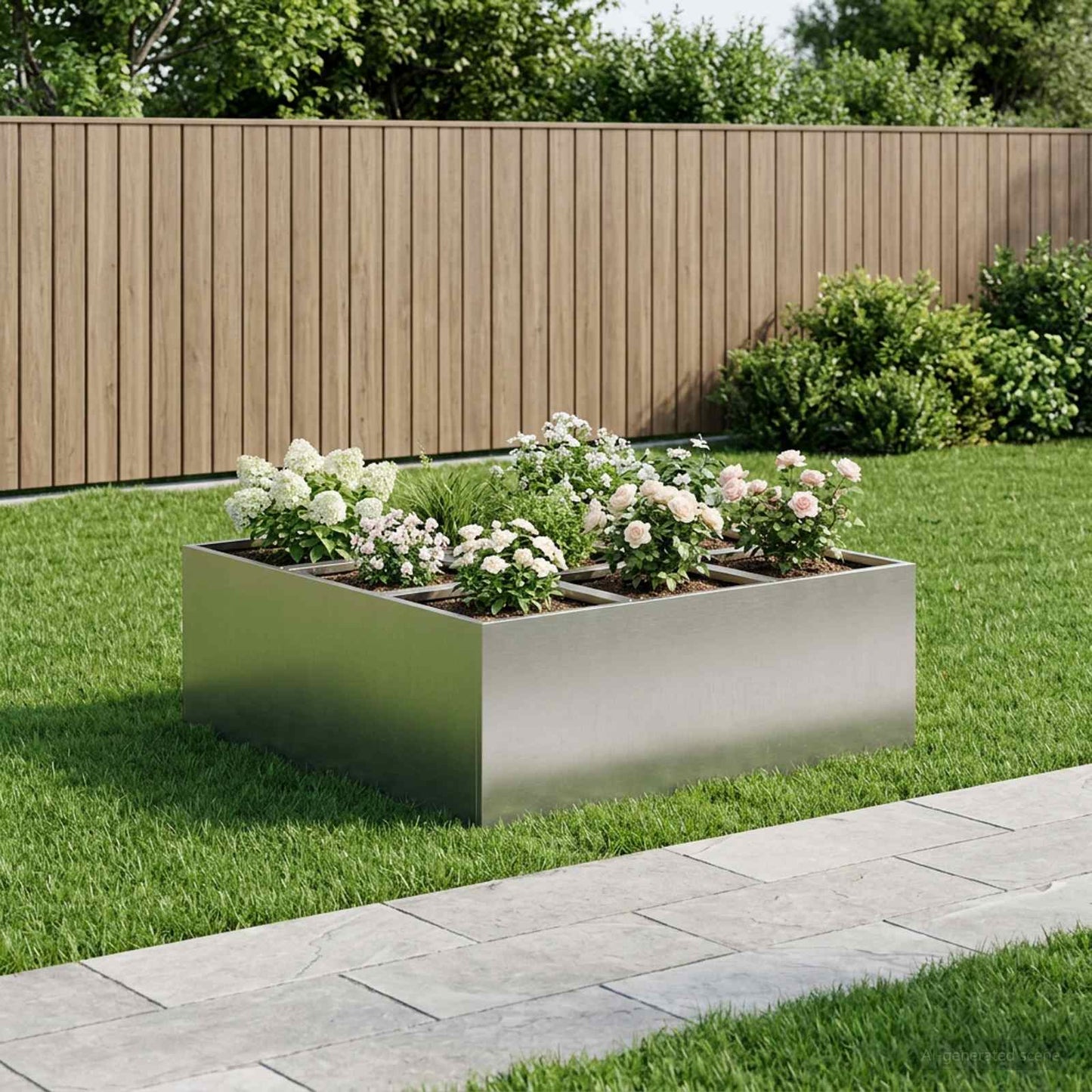 Garten-Pflanzgefäß Rostoptik