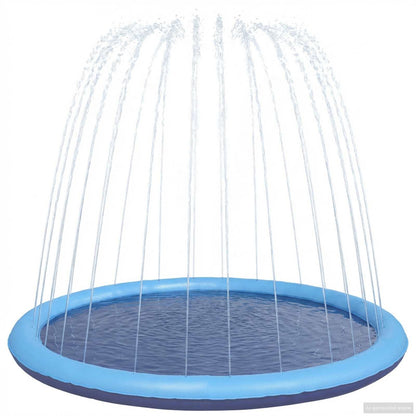 Planschbecken Für Kinder Und Hunde Blau Ø150 X 10 Cm Pvc