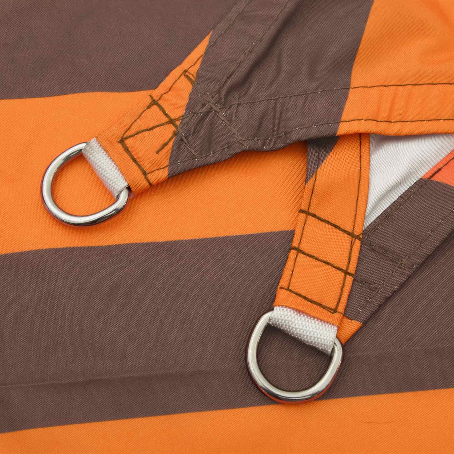 Sonnensegel 100 % Polyester Oxford Orange Und Braun
