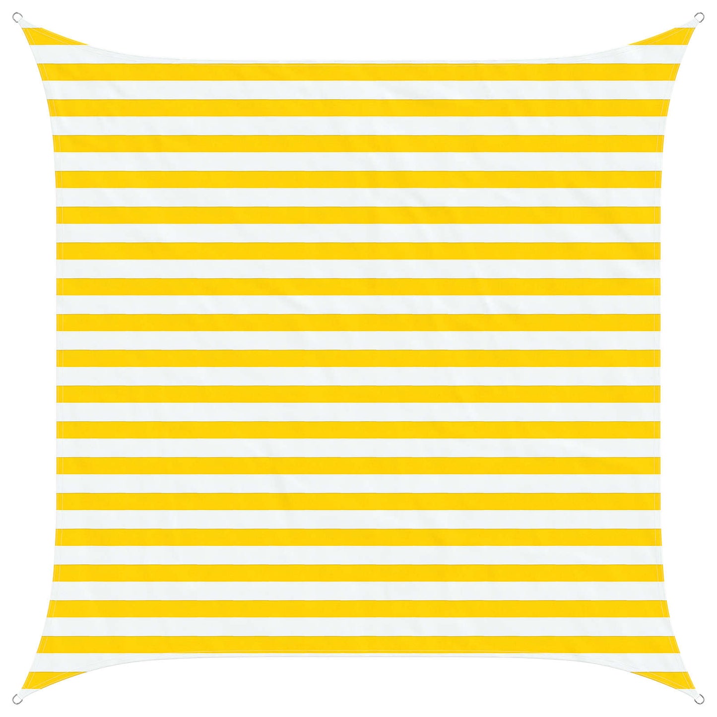 Sonnensegel 100 % Polyester Oxford Gelb Und Weiß