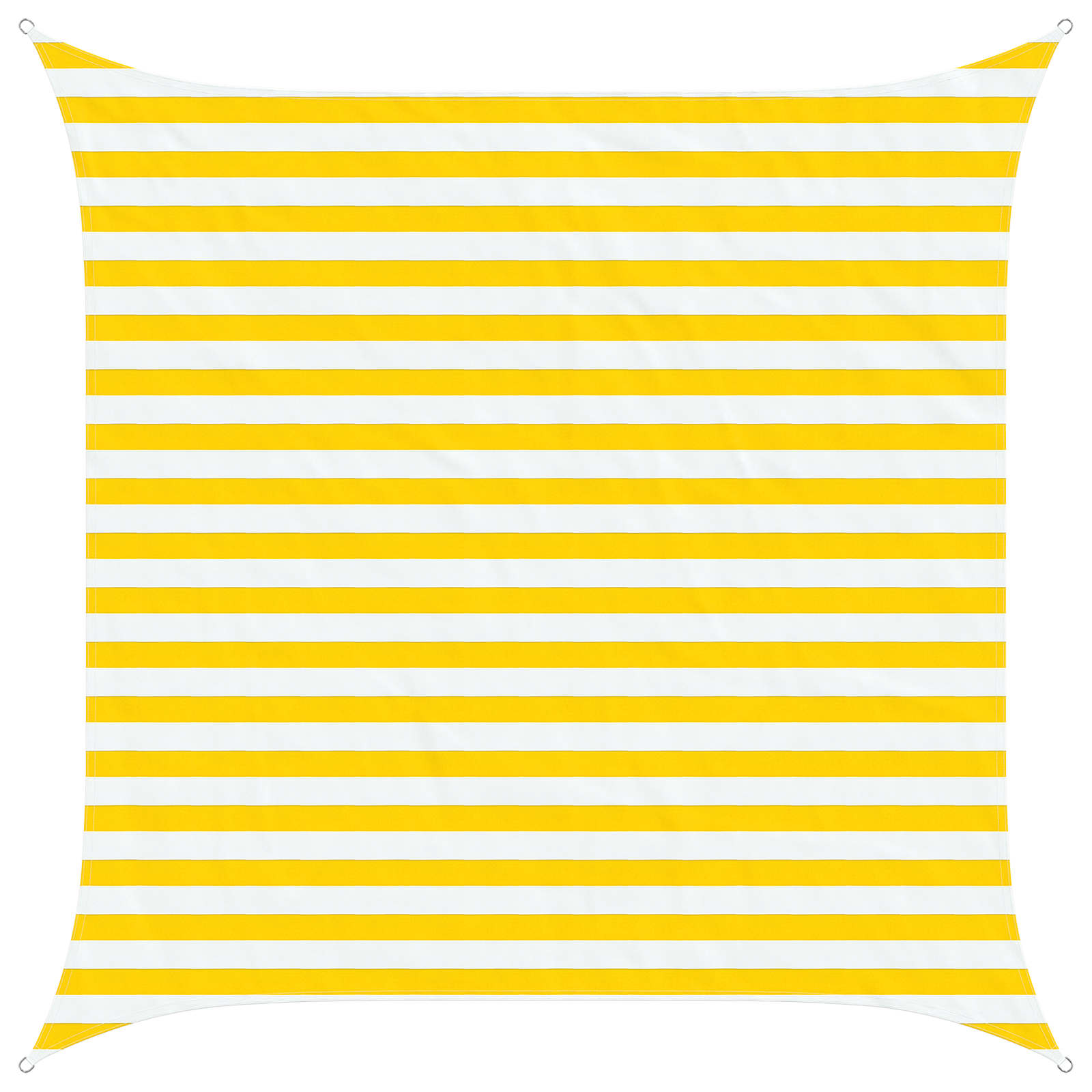 Sonnensegel 100 % Polyester Oxford Gelb Und Weiß