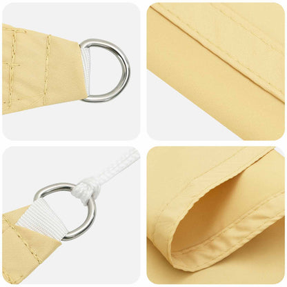 Sonnensegel 6 X 2,5 M 100 % Polyester Oxford Sand