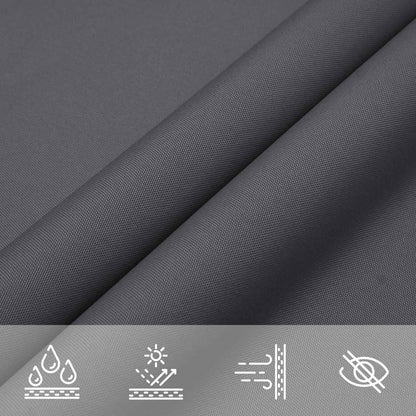Sonnensegel 6 X 2 M Pu Beschichtetes Oxford Anthrazit