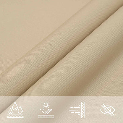 Sonnensegel 6 X 2,5 M 100 % Polyester Oxford Beige