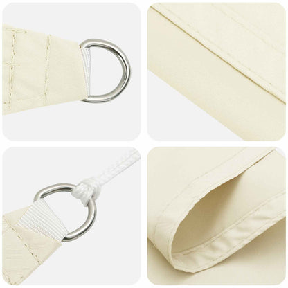 Sonnensegel 6 X 2 M 100 % Polyester Oxford Creme