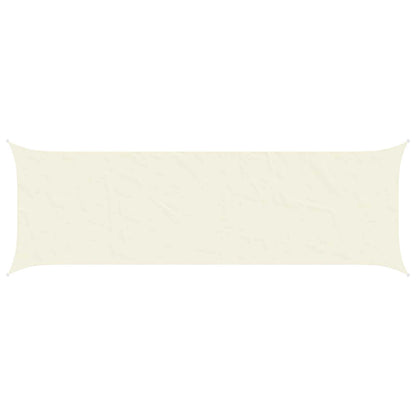 Sonnensegel 6 X 2 M 100 % Polyester Oxford Creme