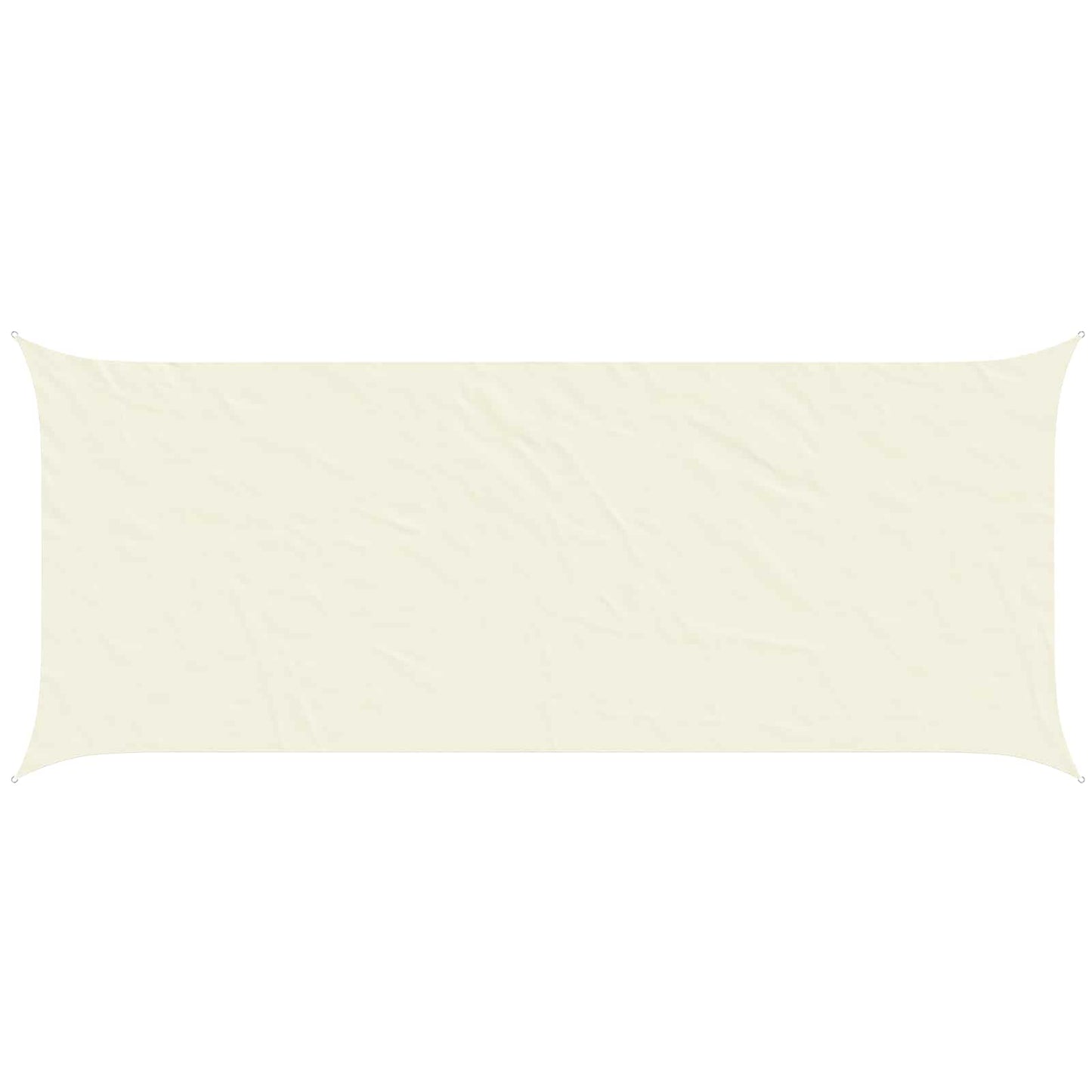 Sonnensegel 6 X 2,5 M 100 % Polyester Oxford Creme