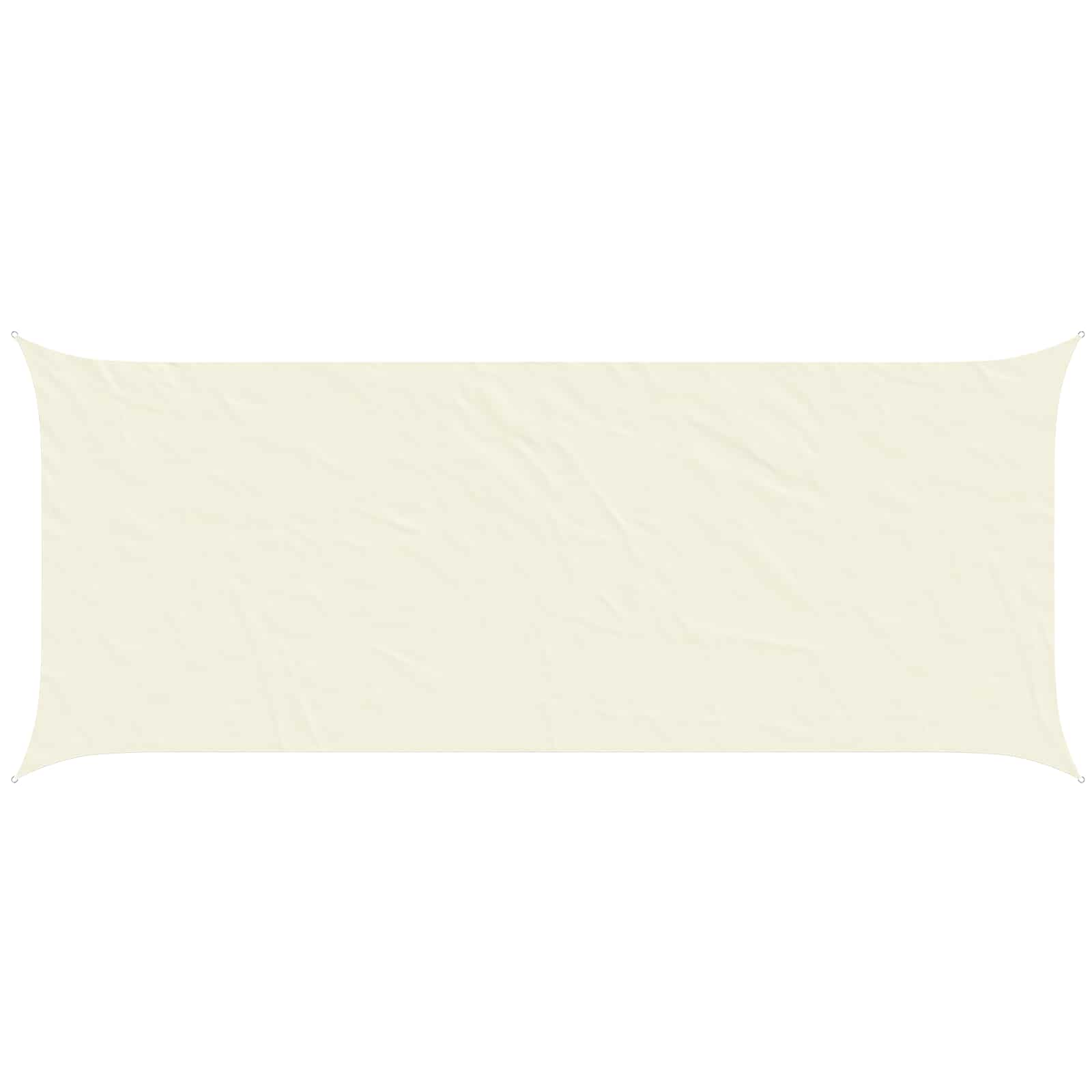 Sonnensegel 6 X 2,5 M 100 % Polyester Oxford Creme