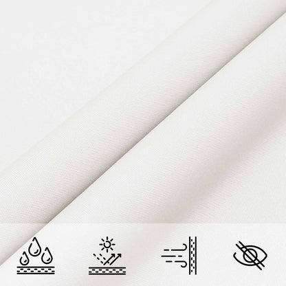 Sonnensegel 6 X 2 M 100 % Polyester Oxford Weiß