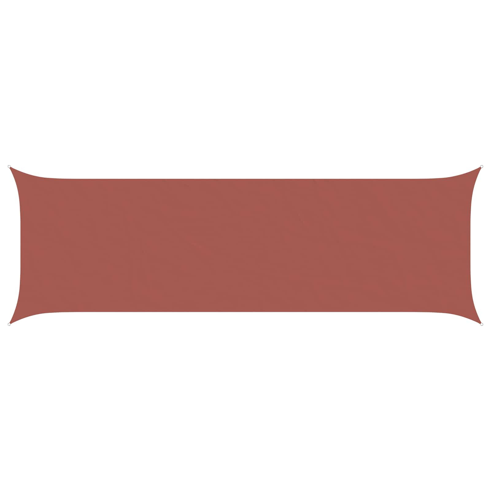 Sonnensegel 6 X 2 M 100 % Polyester Oxford Terrakotta
