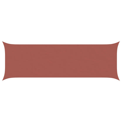 Sonnensegel 6 X 2 M 100 % Polyester Oxford Terrakotta
