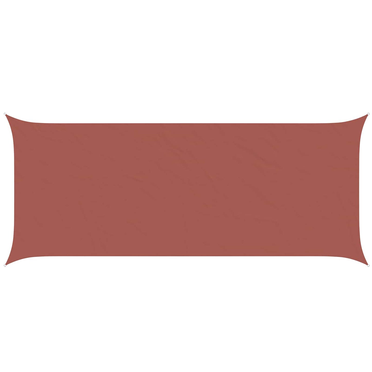 Sonnensegel 6 X 2,5 M 100 % Polyester Oxford Terrakotta