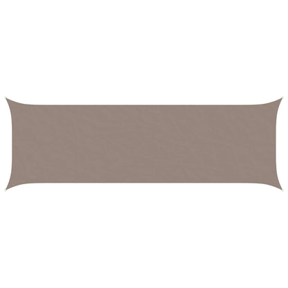 Sonnensegel 6 X 2 M 100 % Polyester Oxford Taupe