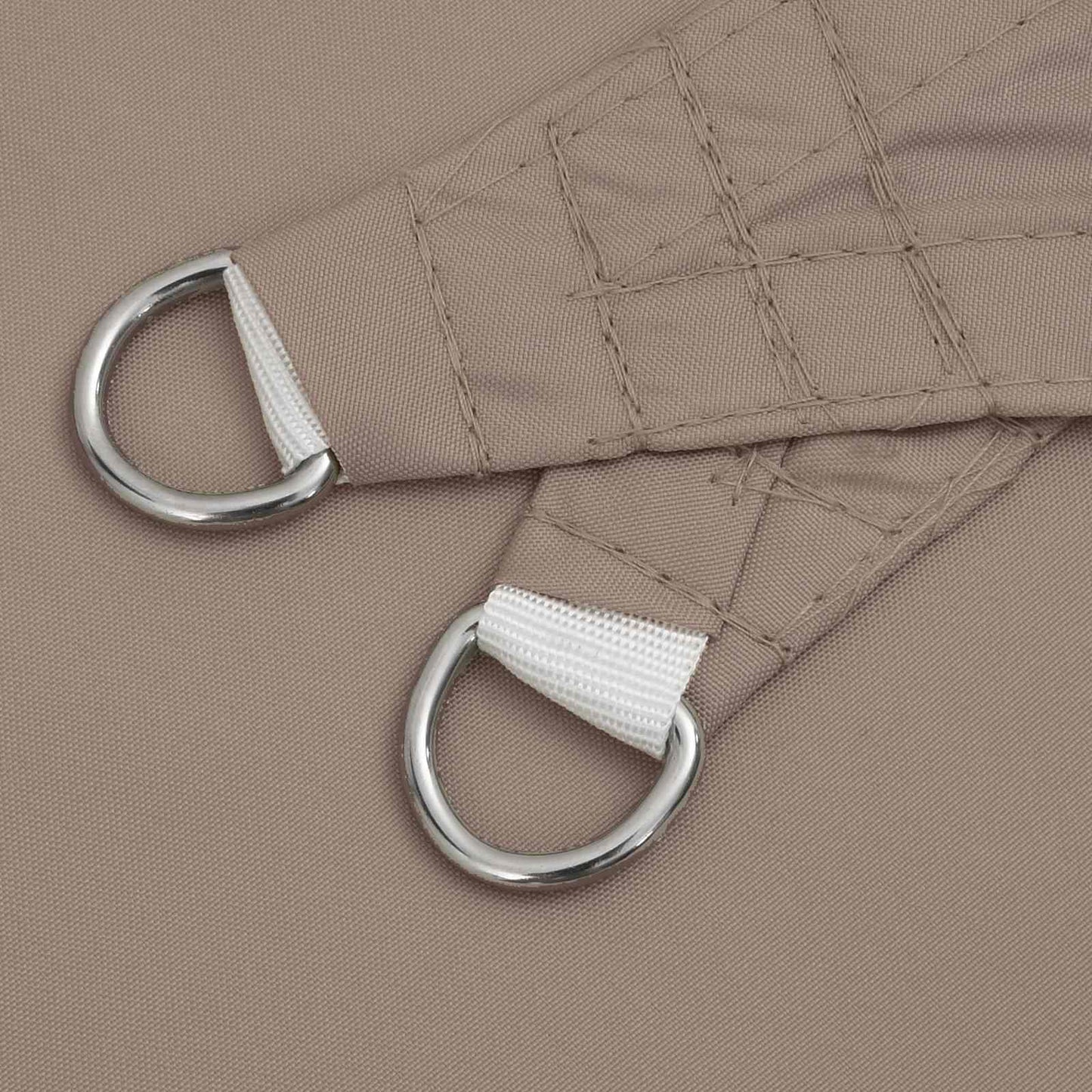 Sonnensegel 6 X 2,5 M 100 % Polyester Oxford Taupe