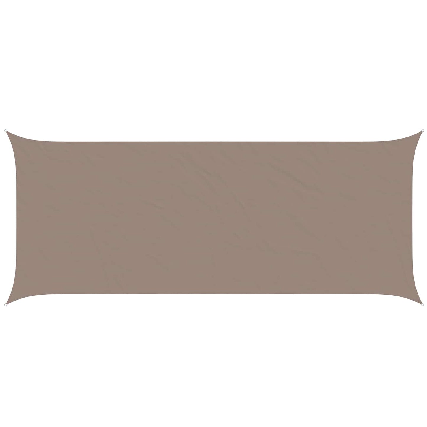 Sonnensegel 6 X 2,5 M 100 % Polyester Oxford Taupe