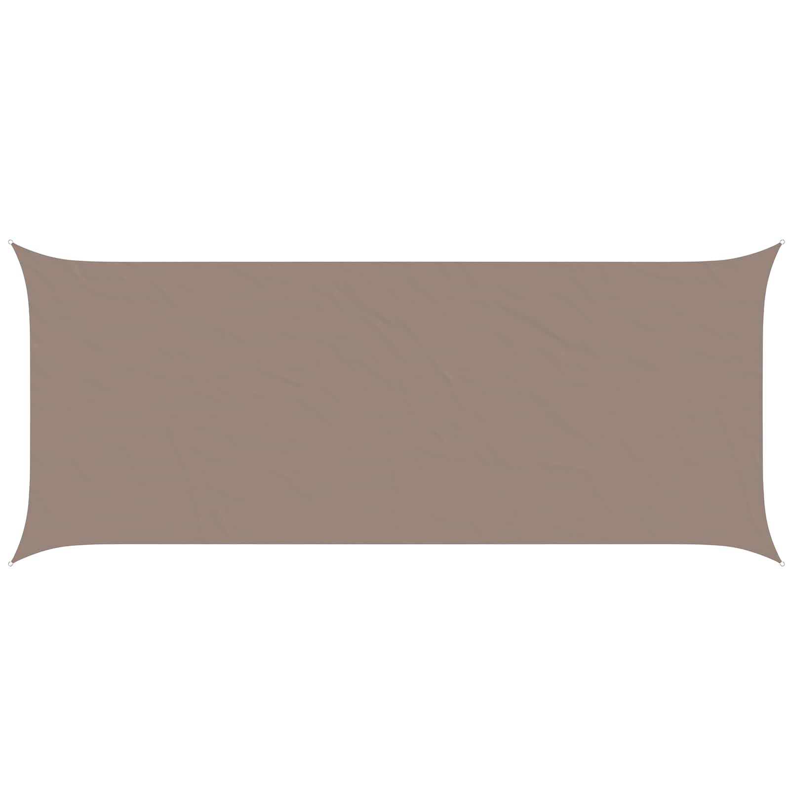Sonnensegel 6 X 2,5 M 100 % Polyester Oxford Taupe