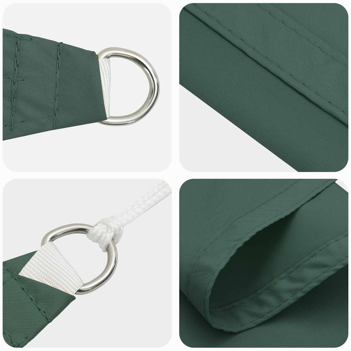 Sonnensegel 100 % Polyester Oxford Dunkelgrün