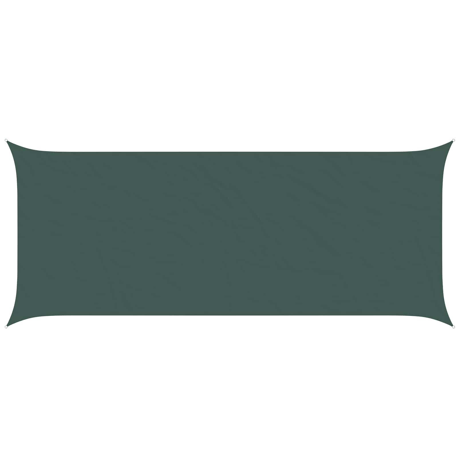 Sonnensegel 6 X 2,5 M 100 % Polyester Oxford Dunkelgrün