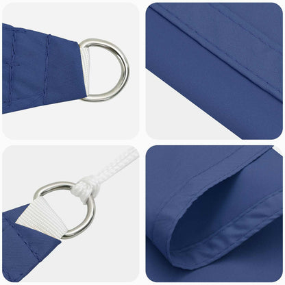 Sonnensegel 6 X 2,5 M 100 % Polyester Oxford Blau