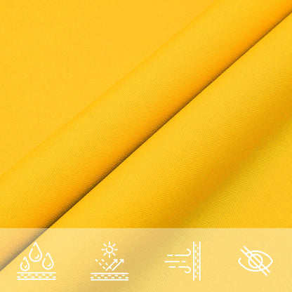 Sonnensegel 6 X 2 M 100 % Polyester Oxford Gelb