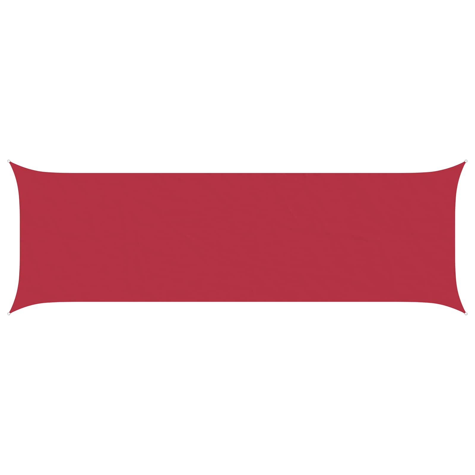 Sonnensegel 6 X 2 M 100 % Polyester Oxford Rot