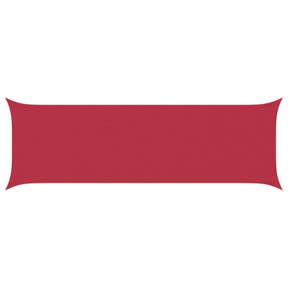 Sonnensegel 6 X 2 M 100 % Polyester Oxford Rot