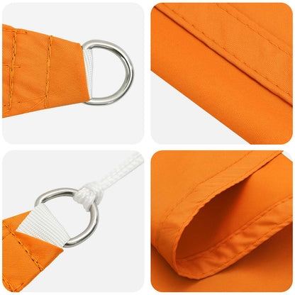Sonnensegel 6 X 2,5 M 100 % Polyester Oxford Orange