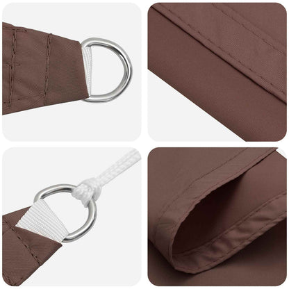 Sonnensegel 6 X 2 M 100 % Polyester Oxford Braun