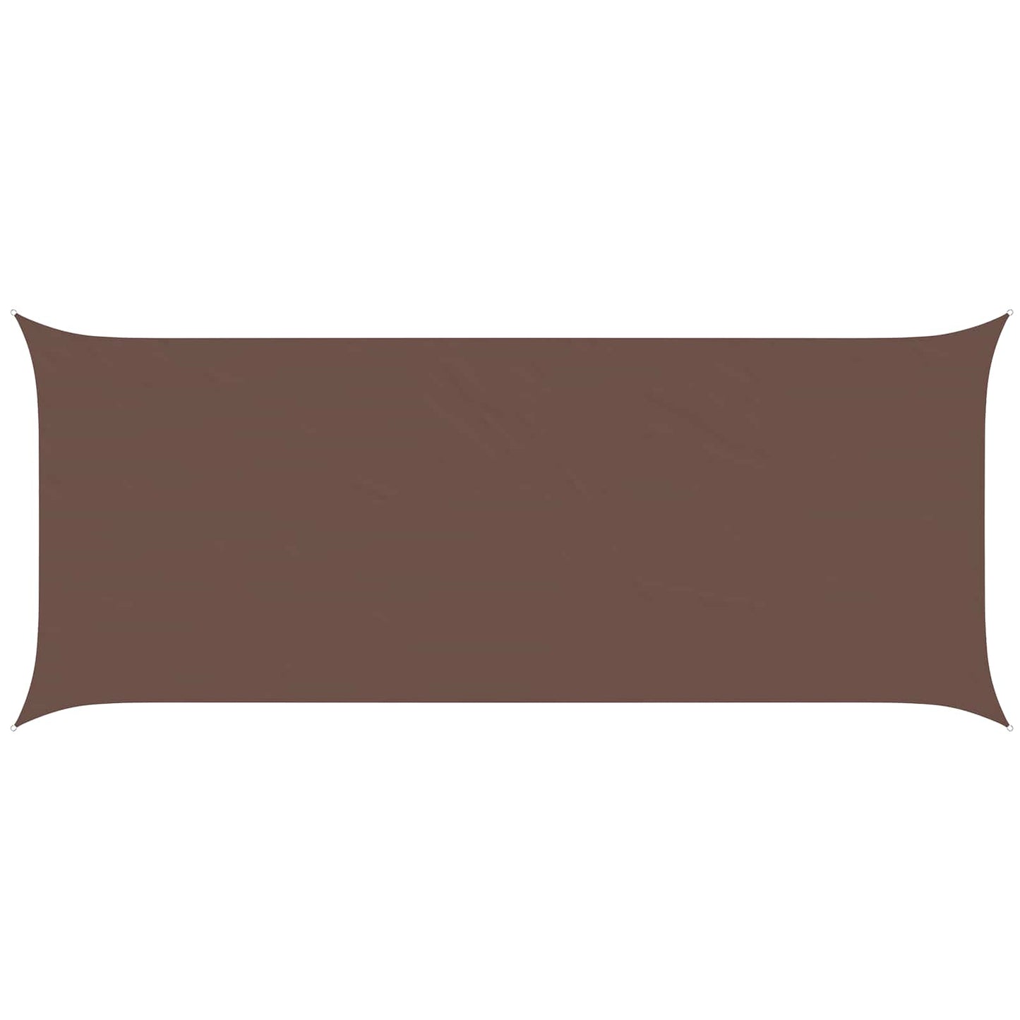 Sonnensegel 6 X 2,5 M 100 % Polyester Oxford Braun