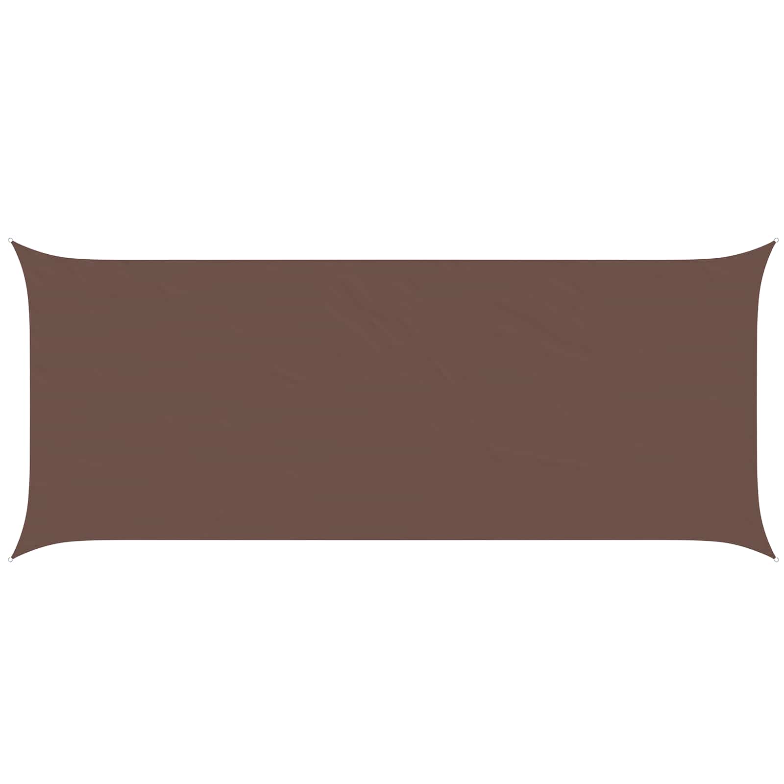 Sonnensegel 6 X 2,5 M 100 % Polyester Oxford Braun