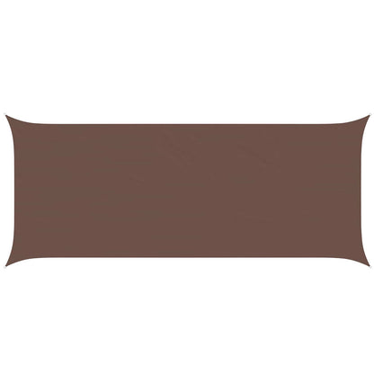 Sonnensegel 6 X 2,5 M 100 % Polyester Oxford Braun