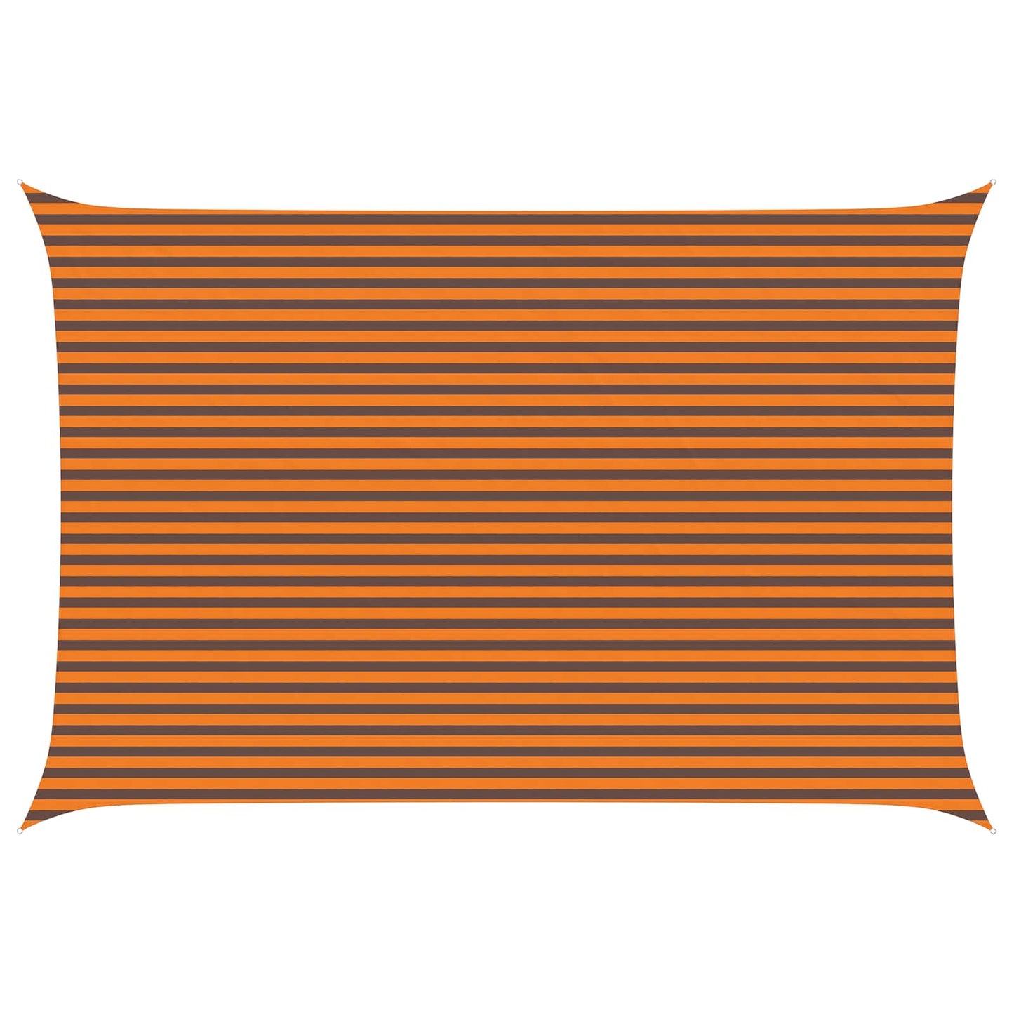 Sonnensegel Pu Beschichtetes Oxford Orange Und Braun