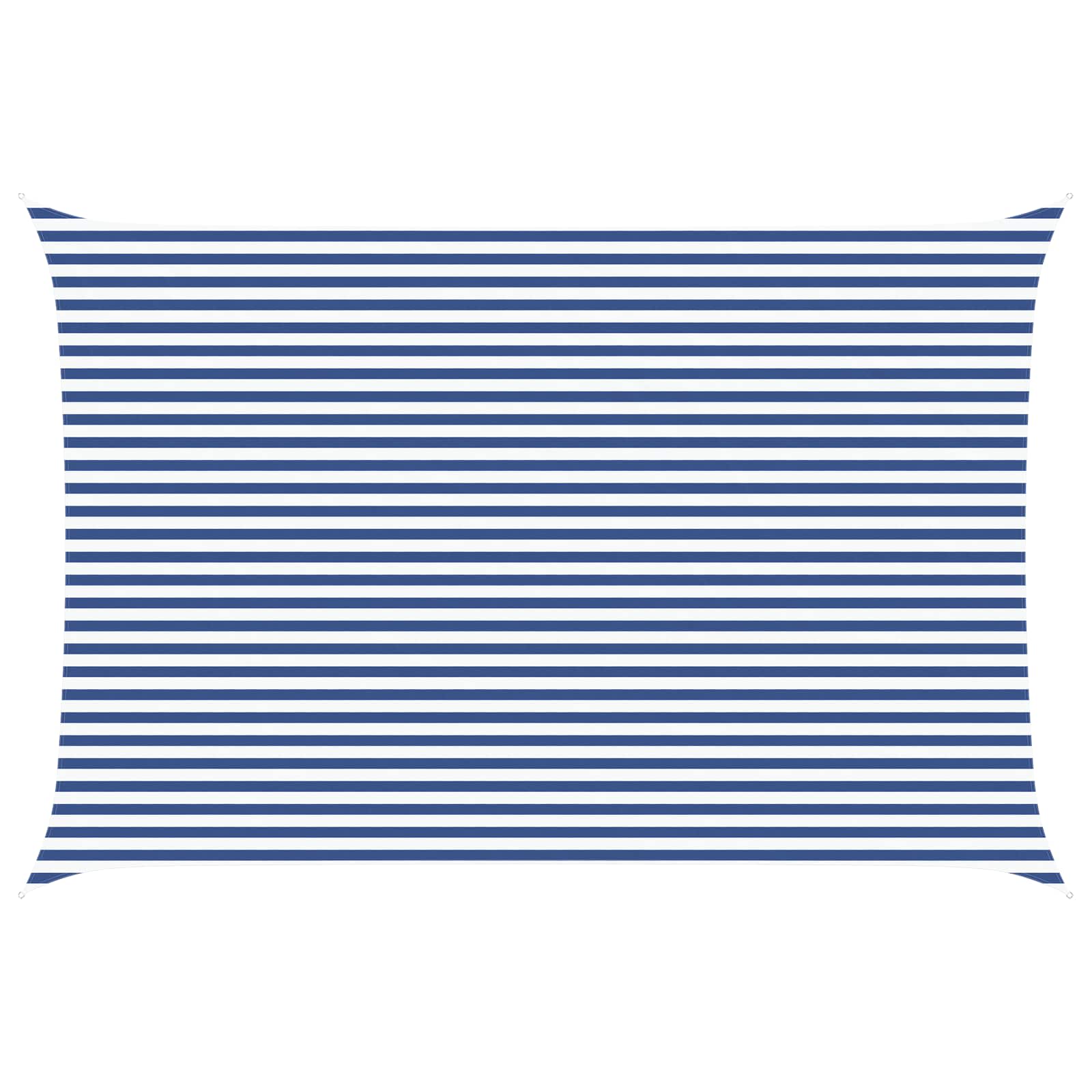 Sonnensegel Pu Beschichtetes Oxford Blau Und Weiß