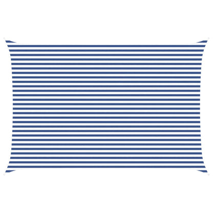 Sonnensegel Pu Beschichtetes Oxford Blau Und Weiß