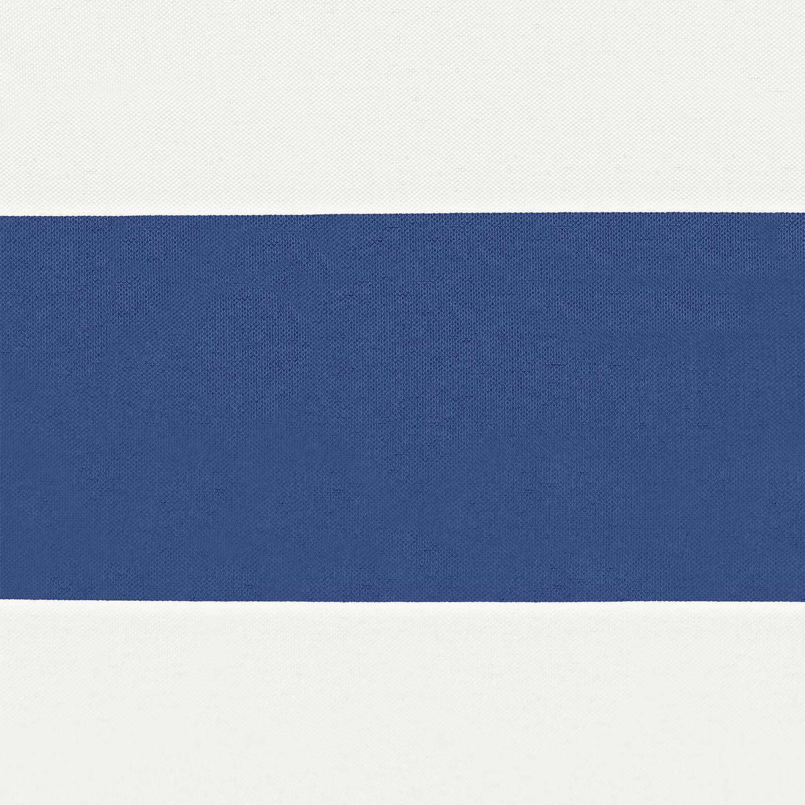 Sonnensegel Pu Beschichtetes Oxford Blau Und Weiß