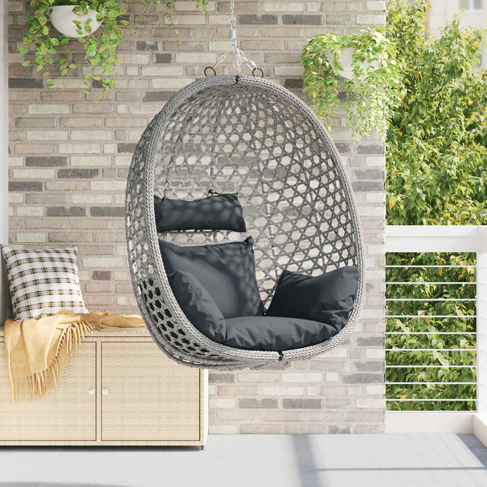 Hängesessel Ohne Gestell Poly-Rattan