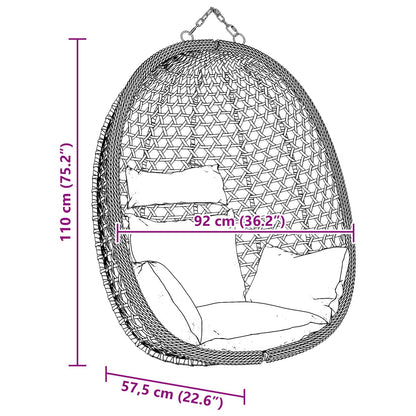 Hängesessel Ohne Gestell Poly-Rattan