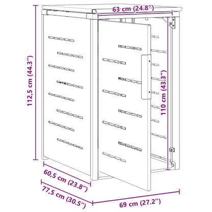 Mülltonnenbox For 1 Bin 240L