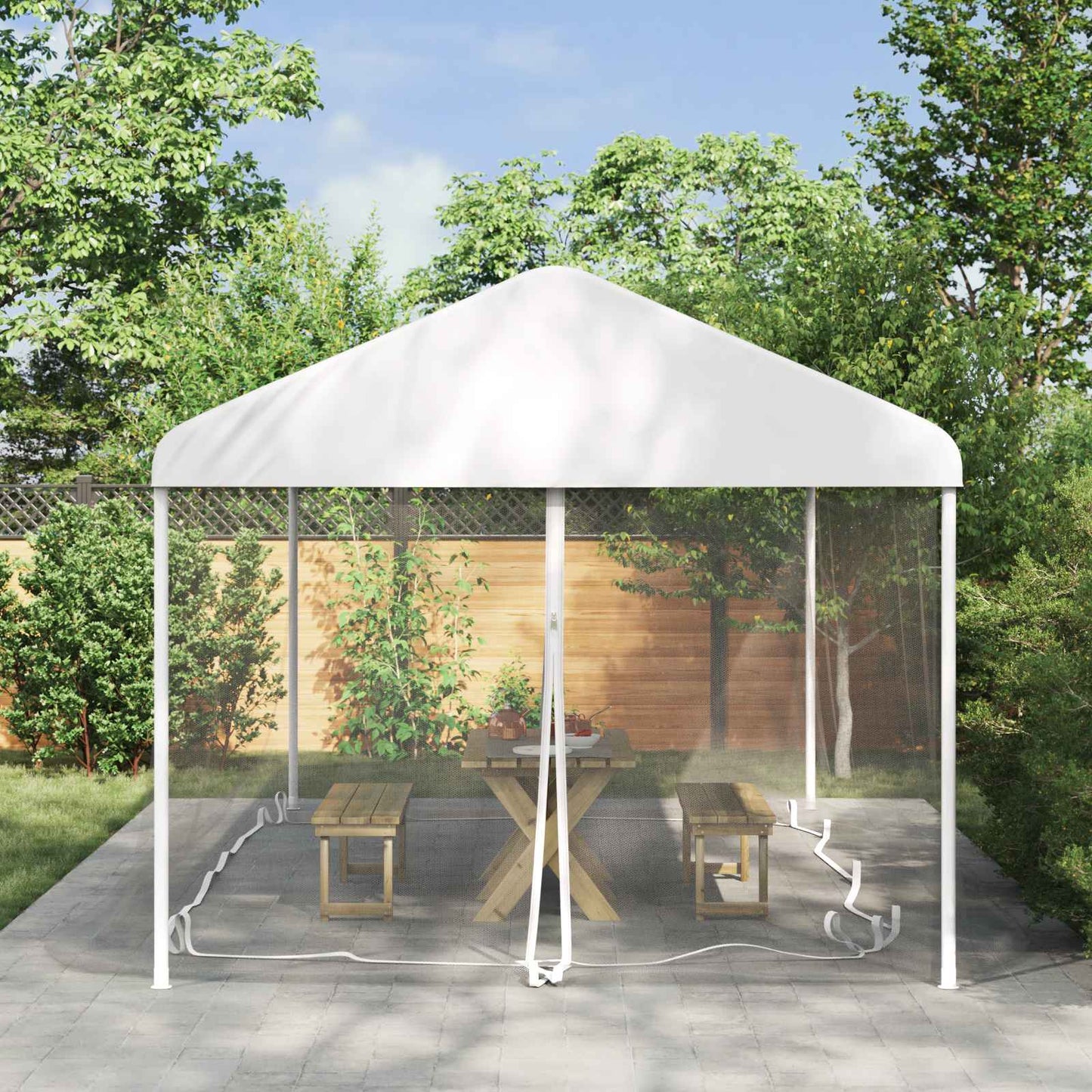 Moskito-Netz Für Pavillon 220 Mesh 6 X 3 X 2 M Polyester