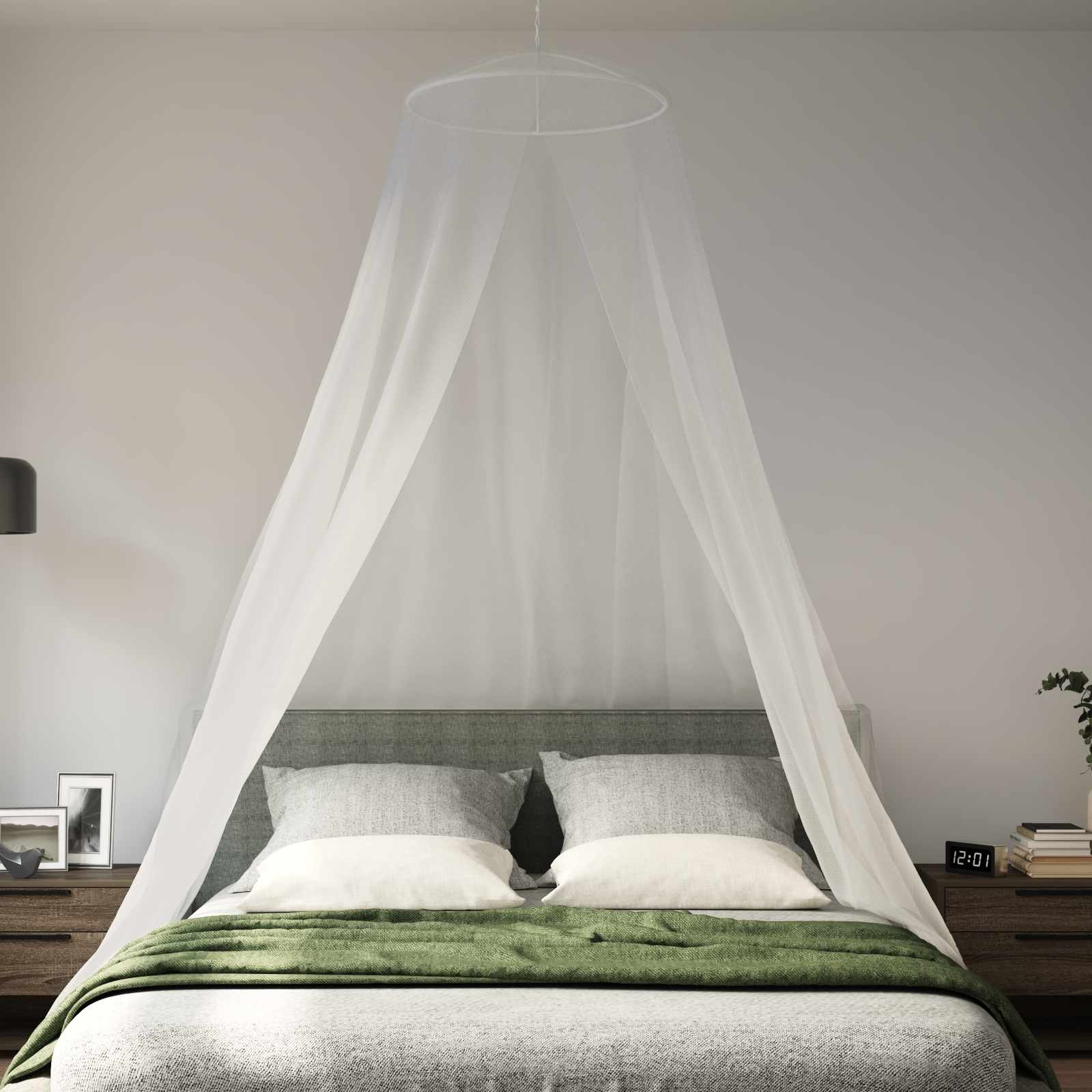 Moskito-Netz Für Das Bett 3 Stk. 156 Mesh ⌀56 X 220 Cm
