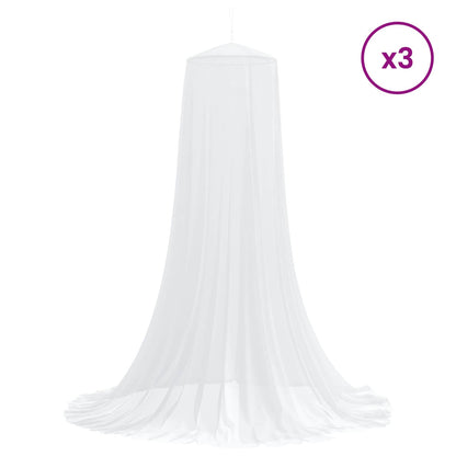 Moskito-Netz Für Das Bett 3 Pcs 156 Mesh ⌀56 X 220 Cm